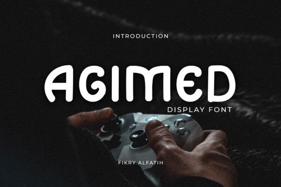 Agimed: A Playful Display Font for Creative Branding Projects