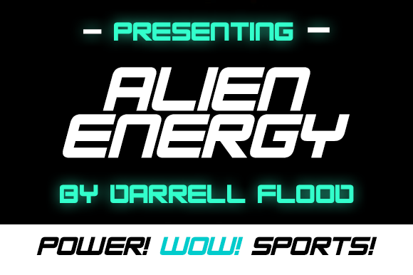 Alien Energy: A Modern Sci-Fi Font for Editorial Design