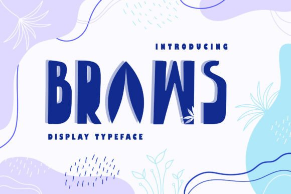 Braws: A Modern Display Font for Bold Branding
