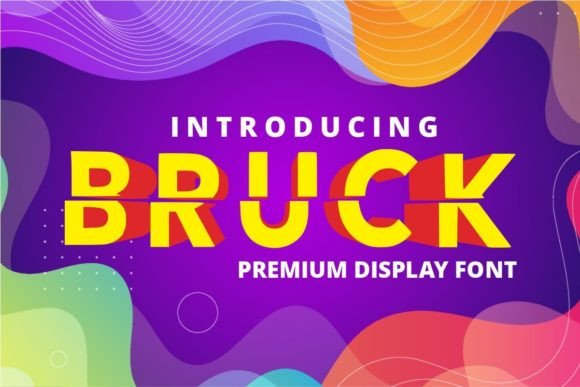 Bruck Font for Bold Editorial Design