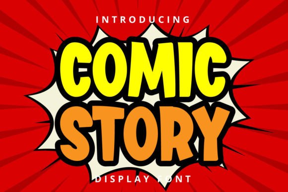Comic Story: A Playful Font for Editorial Design