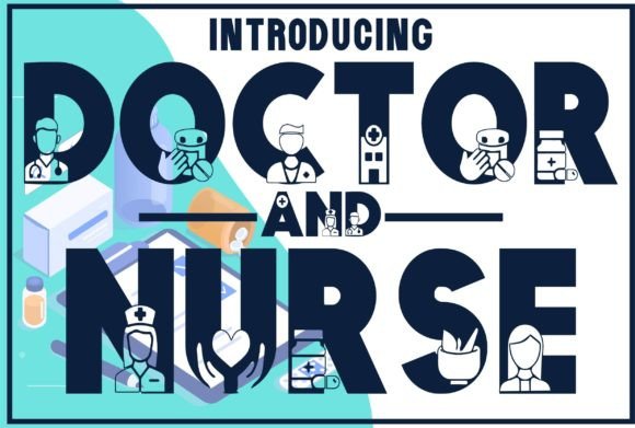 Doctor and Nurse Font for Web Design
