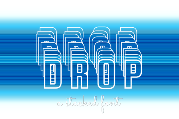 Drop: A Modern Display Font for Bold Campaigns