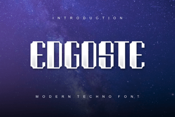 Edgoste: A Bold Font for Professional Branding