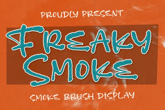 Freaky Smoke Font for Eye-Catching Design