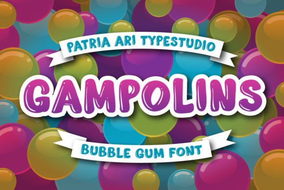 Gampolins: A Lively Display Font for Editorial Creativity