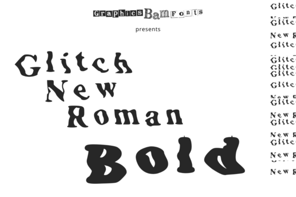 Glitch New Roman Bold for Branding Projects