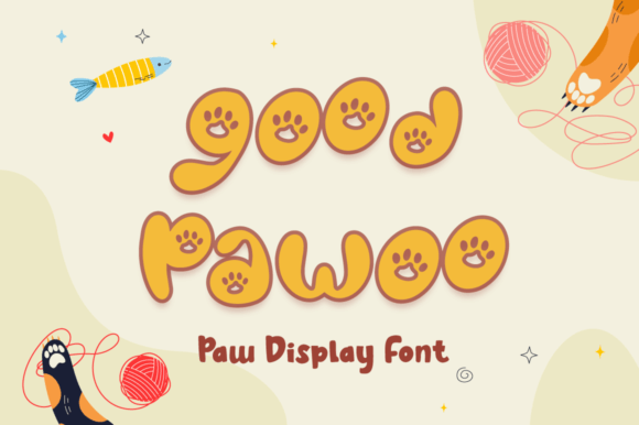Good Pawoo: A Playful Display Font for Editorial Design