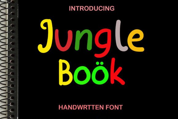 Jungle Book Font for Editorial Design