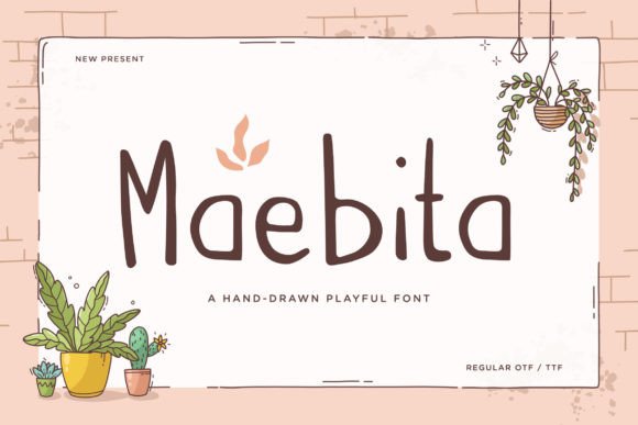 Maebita: A Hand-Drawn Font for Professional Branding