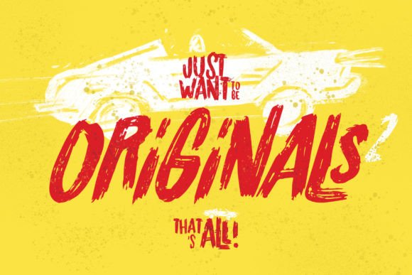 Originals 2: A Playful Display Font for Digital Creativity