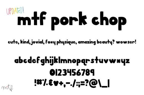 Pork Chop: A Bold Display Font for Digital Branding