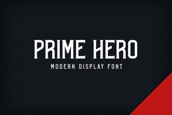 Prime Hero: A Modern Display Font for Bold Branding