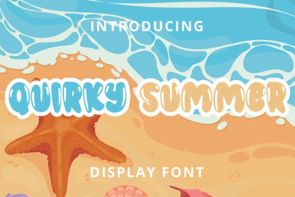 Quirky Summer: A Playful Font for Handmade Creations