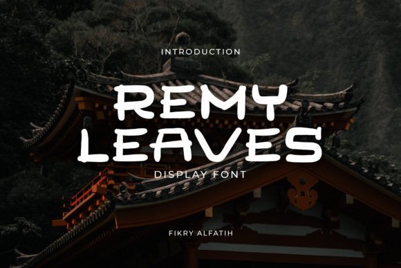 Remy Leaves Font for Editorial Design