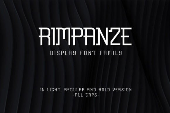 Rimpanze: A Modern Display Font for Creative Branding