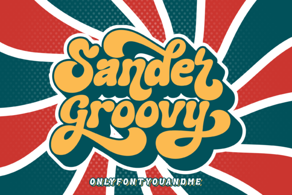 Sander Groovy: A Playful Font for Eye-Catching Campaigns