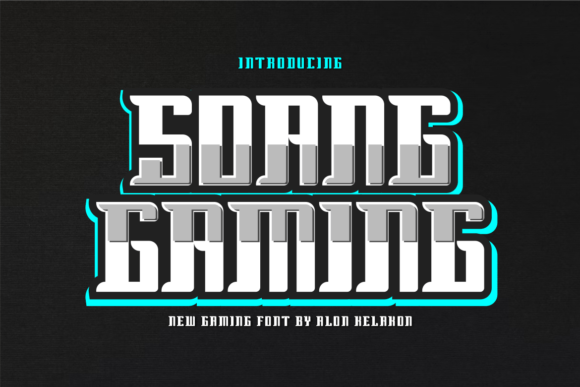 Soang Gaming: A Modern Display Font for Bold Branding
