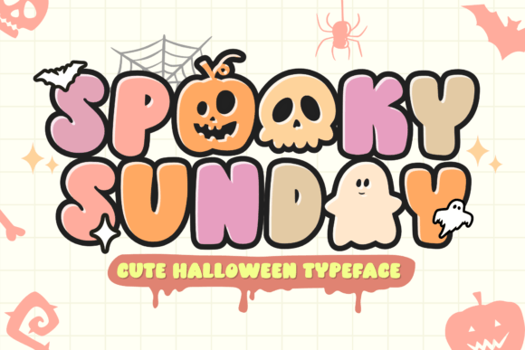 Spooky Sunday Font for Web Design