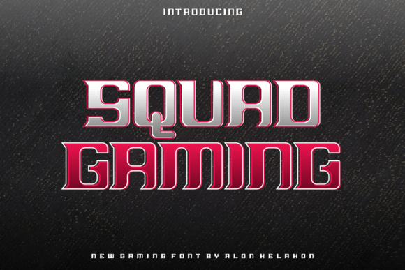Squad Gaming Font for Handmade Creations