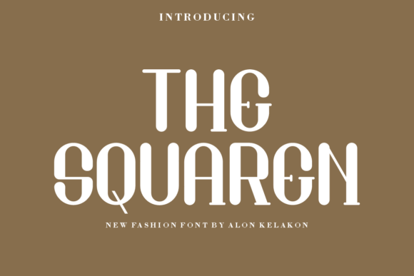 The Squaren Font for Modern Web Design