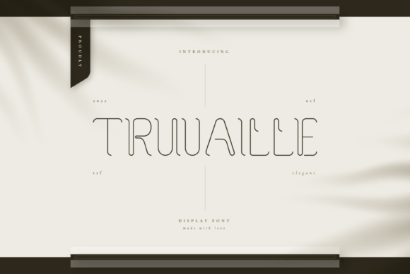 Truvaille Font Review for Branding Projects